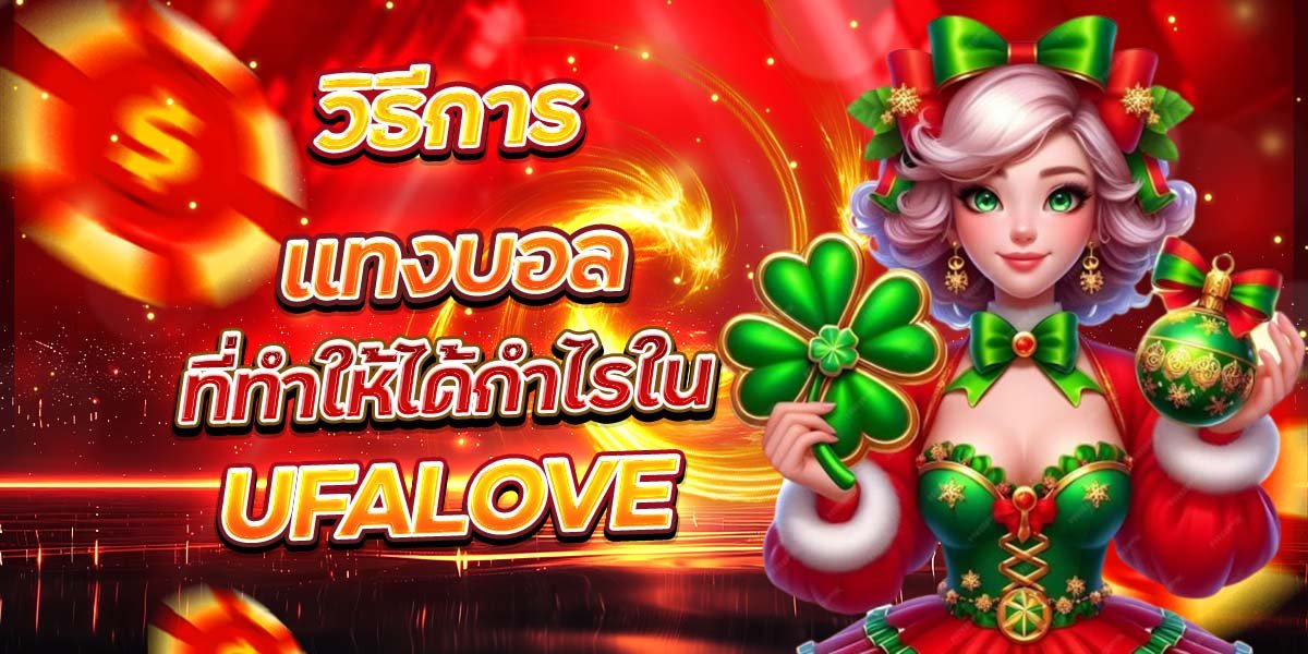 วิธีการแทงบอล ที่ทำให้ได้กำไรใน UFALOVE